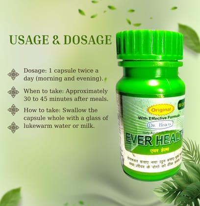 Ever Health Ayurvedic Capsules (Pack of 2) – Natural Health & Energy Booster Ever Health Ayurvedic Capsules (Pack of 2) – Natural Health & Energy Booster