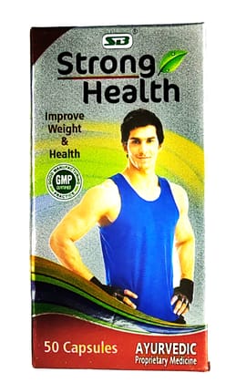 Strong Health Ayurvedic Capsules (Pack of 2) – Natural Herbal Supplement for Energy & Body Mass Strong Health Ayurvedic Capsules (Pack of 2) – Natural Herbal Supplement for Energy & Body Mass
