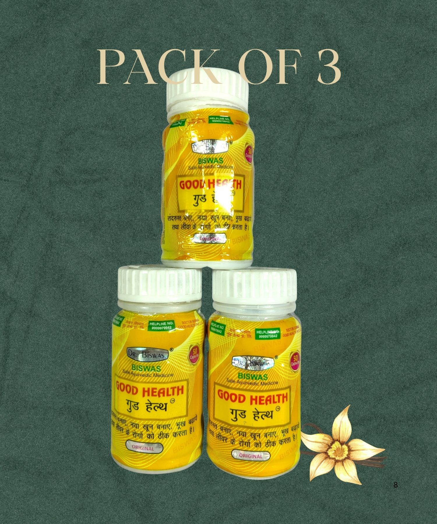 Good Health Capsule  – Pack of 3 (Supports Appetite, Energy & Overall Wellness)
