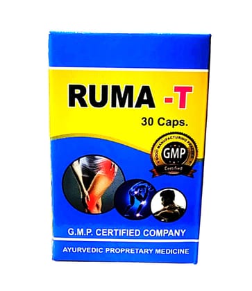 Ruma-T Ayurvedic Joint & Muscle Pain Relief Capsules (Pack of 1) Ruma-T Ayurvedic Joint & Muscle Pain Relief Capsules (Pack of 1)