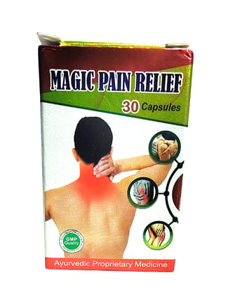 Magic Pain Relief Ayurvedic Joint & Muscle Care Tablet (Pack of 1) 30 Tablets Magic Pain Relief Ayurvedic Joint & Muscle Care Tablet (Pack of 1) 30 Tablets